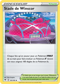 Carte Pokémon Stade de Winscor 161/185 de la série Voltage Éclatant en vente au meilleur prix