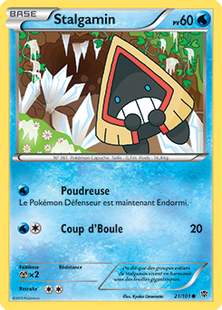 Carte Pokémon Commune Stalgamin 21/101 de la série Explosion Plasma