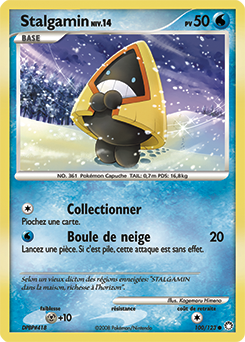 Carte Pokémon Commune Stalgamin 100/123 de la série Trésors Mystérieux