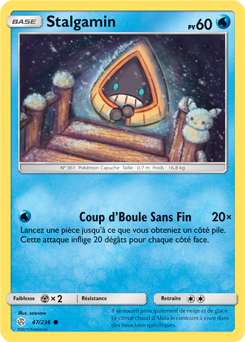 Carte Pokémon Stalgamin 47/236 de la série Éclipse Cosmique en vente au meilleur prix