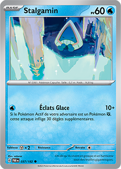 Carte Pokémon Communes Stalgamin 37/182 de la série Faille Paradoxe