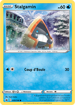 Carte Pokémon Stalgamin 35/198 de la série Règne de Glace en vente au meilleur prix