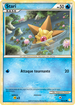 Carte Pokémon Stari 84/123 de la série HeartGold SoulSilver en vente au meilleur prix