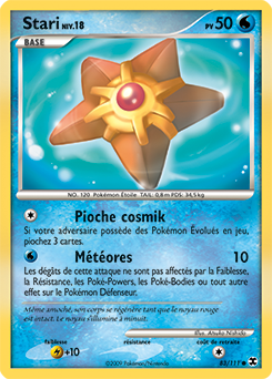 Carte Pokémon Stari 83/111 de la série Rivaux Émergents en vente au meilleur prix