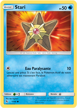 Carte Pokémon Commune Stari 13/68 de la série Destinées Occultes