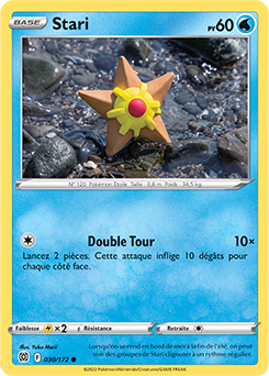 Carte Pokémon Stari 030/172 de la série Stars Étincelantes en vente au meilleur prix