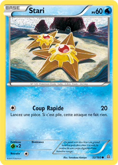 Carte Pokémon Stari 32/160 de la série Primo Choc en vente au meilleur prix