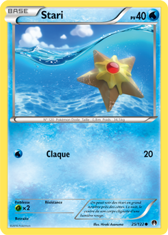 Carte Pokémon Stari 25/122 de la série Rupture Turbo en vente au meilleur prix