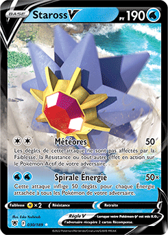 Carte Pokémon Staross V 030/189 de la série Astres Radieux en vente au meilleur prix