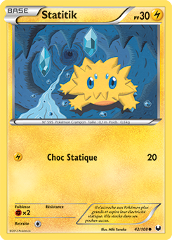 Carte Pokémon Commune Statitik 42/108 de la série Explorateurs Obscurs