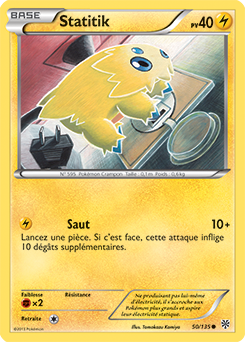 Carte Pokémon Commune Statitik 50/135 de la série Tempête Plasma