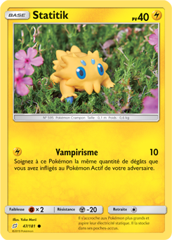 Carte Pokémon Commune Statitik 47/181 de la série Duo de Choc