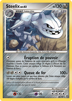 Carte Pokémon Steelix 28/100 de la série Tempête en vente au meilleur prix