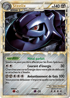 Carte Pokémon Pokémon Prime Steelix 87/95 de la série Déchaînement