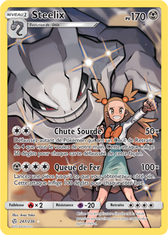 Carte Pokémon Steelix 247/236 de la série Éclipse Cosmique en vente au meilleur prix