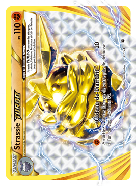 Carte Pokémon Turbo Strassie TURBO 51/124 de la série Impact des Destins