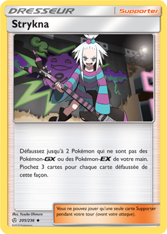 Carte Pokémon Strykna 205/236 de la série Éclipse Cosmique en vente au meilleur prix