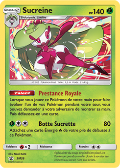 Carte Pokémon Sucreine SM26 de la série Promos Soleil et Lune en vente au meilleur prix