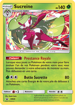 Carte Pokémon Promo Sucreine SM26 de la série Promos Soleil et Lune