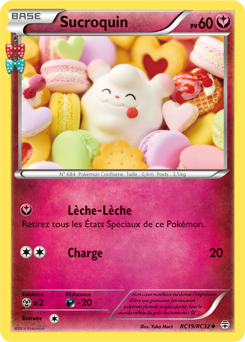 Carte Pokémon Peu commune Sucroquin RC19/RC32 de la série Générations