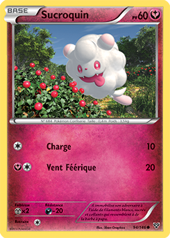 Carte Pokémon Sucroquin 94/146 de la série X&Y en vente au meilleur prix