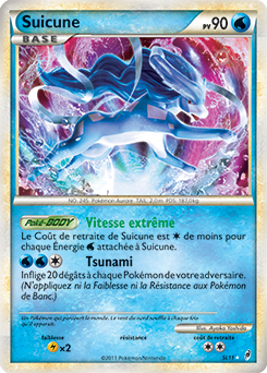 Carte Pokémon Suicune SL11 de la série Appel des Légendes en vente au meilleur prix