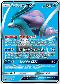 Carte Pokémon Suicune GX 200/214 de la série Tonnerre Perdu en vente au meilleur prix