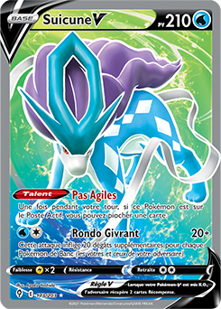 Carte Pokémon Suicune V 173/203 de la série Évolution Céleste en vente au meilleur prix