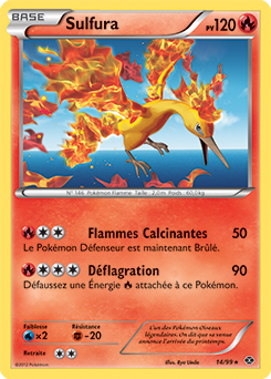 Carte Pokémon Sulfura 14/99 de la série Destinées Futures en vente au meilleur prix