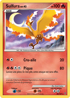 Carte Pokémon Sulfura 36/147 de la série Vainqueurs Suprêmes en vente au meilleur prix