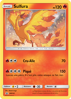 Carte Pokémon Sulfura SM143 de la série Promos Soleil et Lune en vente au meilleur prix