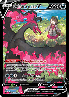 Carte Pokémon Sulfura de Galar-V TG20/TG30 de la série Astres Radieux en vente au meilleur prix