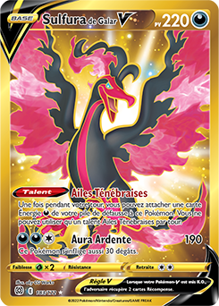 Carte Pokémon Sulfura de Galar V 183/172 de la série Stars Étincelantes en vente au meilleur prix