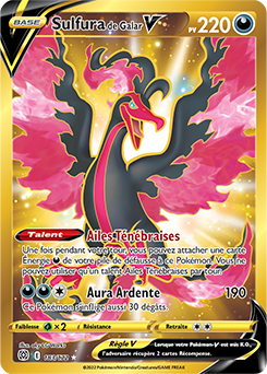 Carte Pokémon Pokémon Gold EB Sulfura de Galar V 183/172 de la série Stars Étincelantes