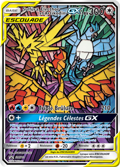 Carte Pokémon Sulfura Électhor Artikodin GX SM210 de la série Promos Soleil et Lune en vente au meilleur prix