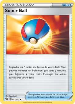 Carte Pokémon Super Ball 052/073 de la série La Voie du Maître en vente au meilleur prix