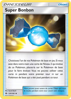 Carte Pokémon Super Bonbon 129/149 de la série Soleil & Lune en vente au meilleur prix