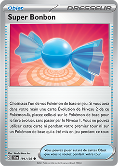 Carte Pokémon Super Bonbon 191/198 de la série Écarlate et Violet en vente au meilleur prix