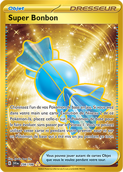 Carte Pokémon Super Bonbon 256/198 de la série Écarlate et Violet en vente au meilleur prix