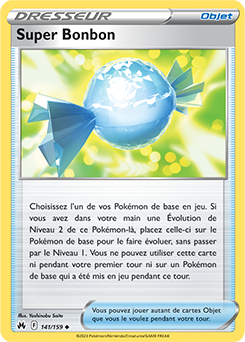 Carte Pokémon Super Bonbon 141/159 de la série Zénith Suprême en vente au meilleur prix