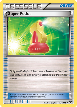 Carte Pokémon Peu commune Super Potion 128/146 de la série X&Y