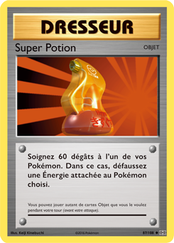 Carte Pokémon Peu commune Super Potion 87/108 de la série Évolutions