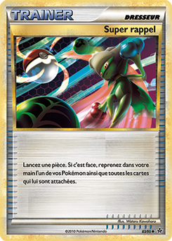 Carte Pokémon Peu commune Super rappel 83/95 de la série Déchaînement