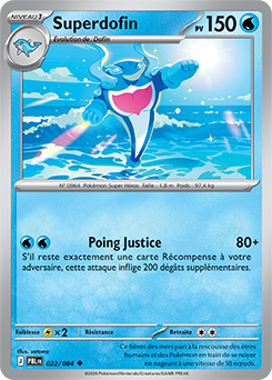 Carte Pokémon Superdofin 22/84 de la série Nuit Noire en vente au meilleur prix