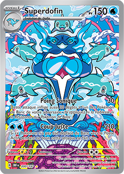 Carte Pokémon Superdofin 200/197 de la série Flammes Obsidiennes en vente au meilleur prix