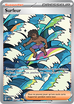 Carte Pokémon Surfeur 293/217 de la série Héros Transcendants en vente au meilleur prix