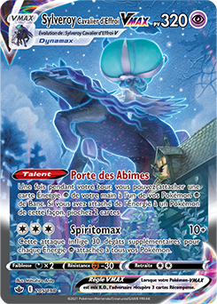 Carte Pokémon Sylveroi Cavalier d'Effroi VMAX 205/198 de la série Règne de Glace en vente au meilleur prix