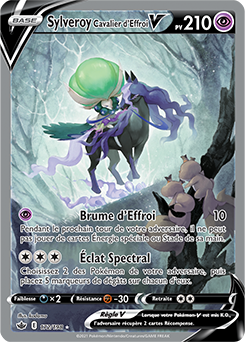 Carte Pokémon Sylveroy Cavalier d'Effroi V 172/198 de la série Règne de Glace en vente au meilleur prix