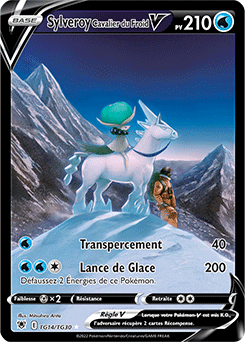 Carte Pokémon Sylveroy Cavalier du Froid-V TG14/TG30 de la série Astres Radieux en vente au meilleur prix