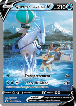 Carte Pokémon Sylveroy Cavalier du Froid V 164/198 de la série Règne de Glace en vente au meilleur prix